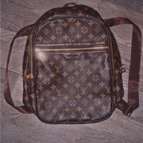 Louis Vuitton Dark Brown/Tan Monogram Backpack main image 7